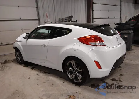 2017 Hyundai Veloster Value Edition from USA, damaged, VIN KMHTC6ADXHU324212